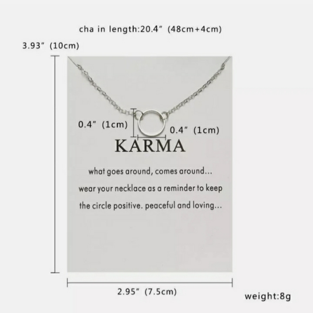 Good Karma Circle Necklace